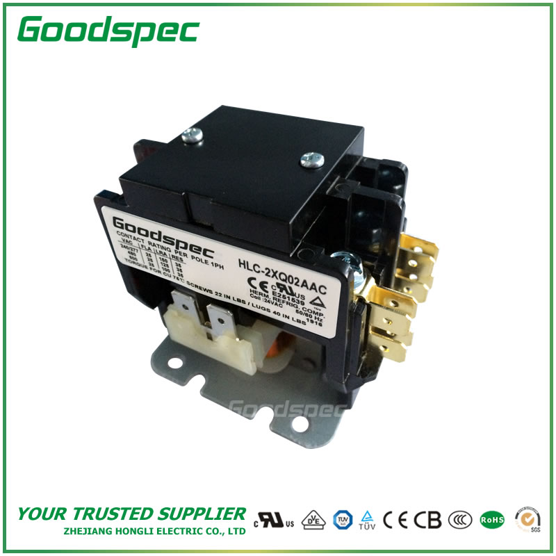 HLC-2XQ02AAC(2P/30A/24VAC) Definite Purpose Contactor